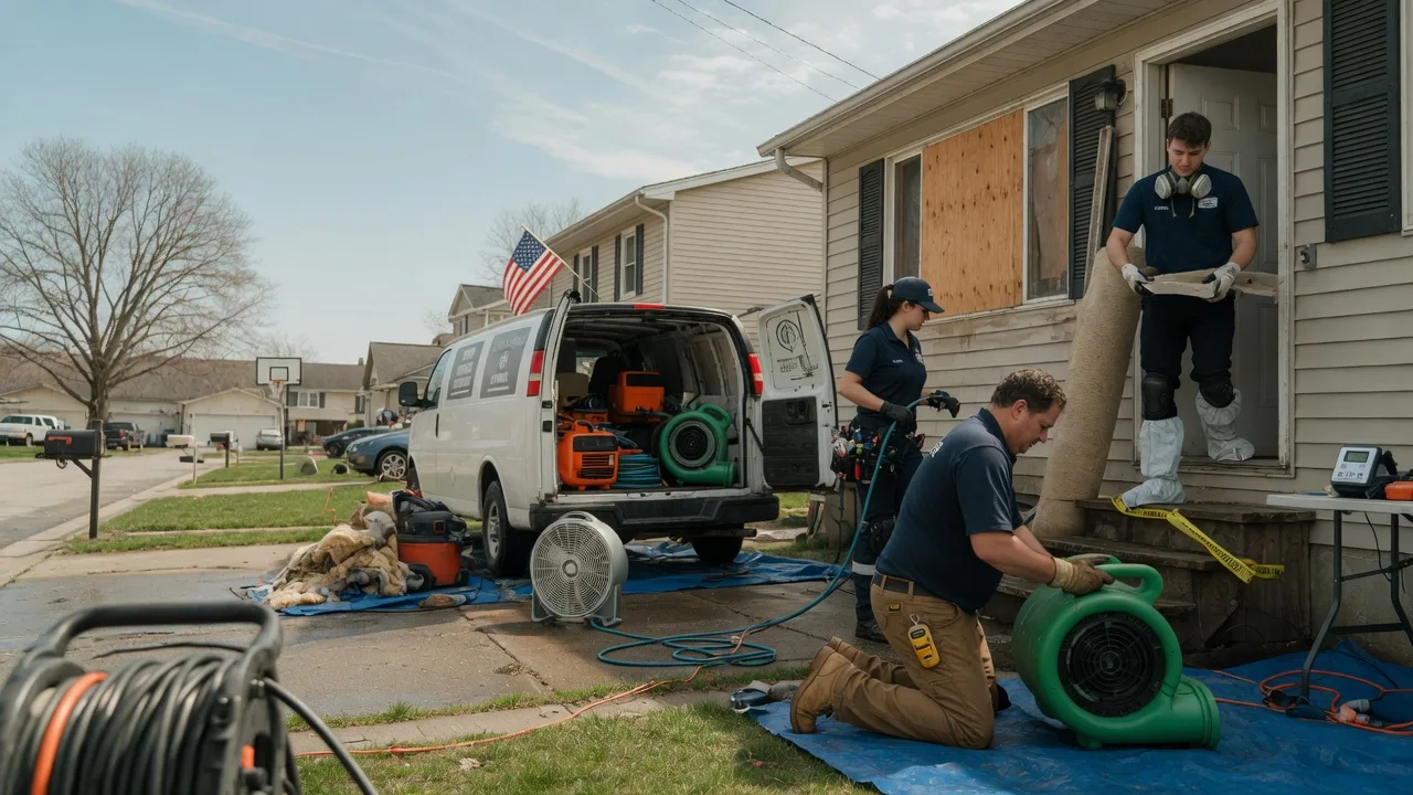 Water Damage Restoration in Trilla, IL near me